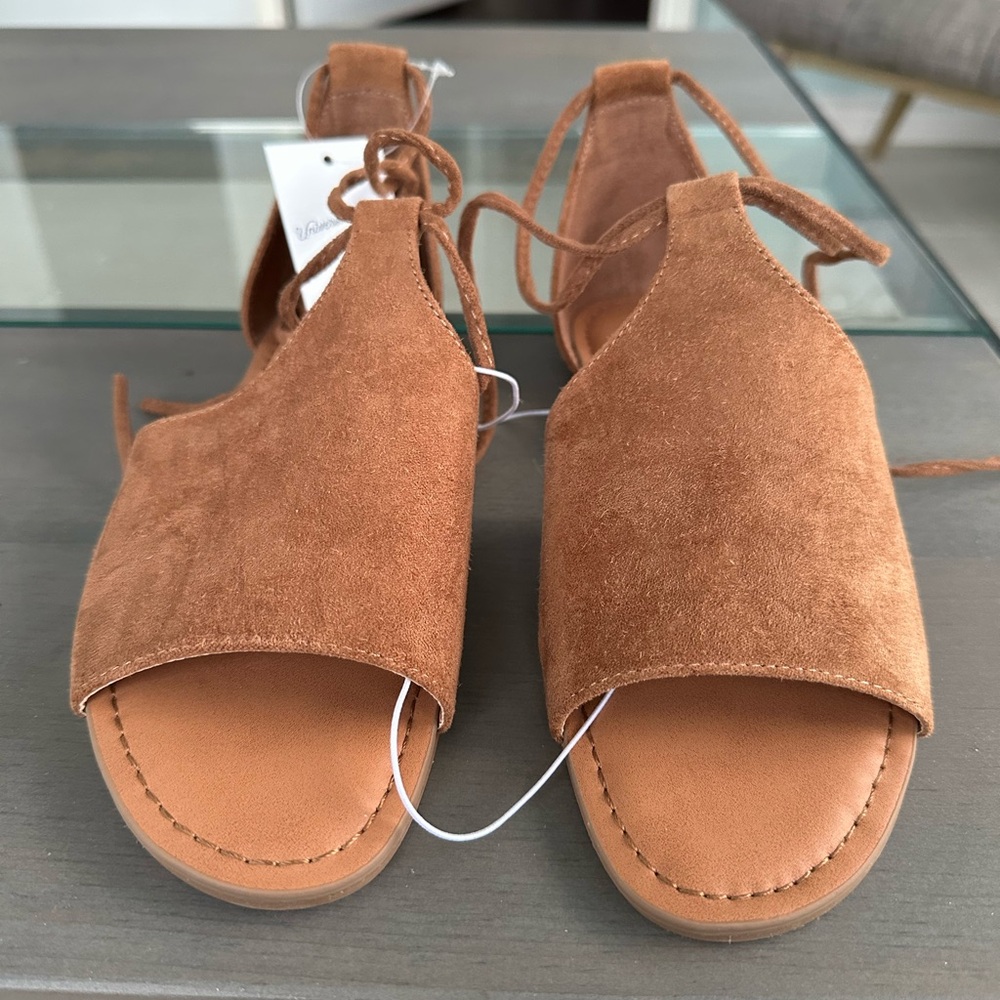 Brown Suede Sandals